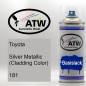 Preview: Toyota, Silver Metallic (Cladding Color), 181: 400ml Sprühdose, von ATW Autoteile West.